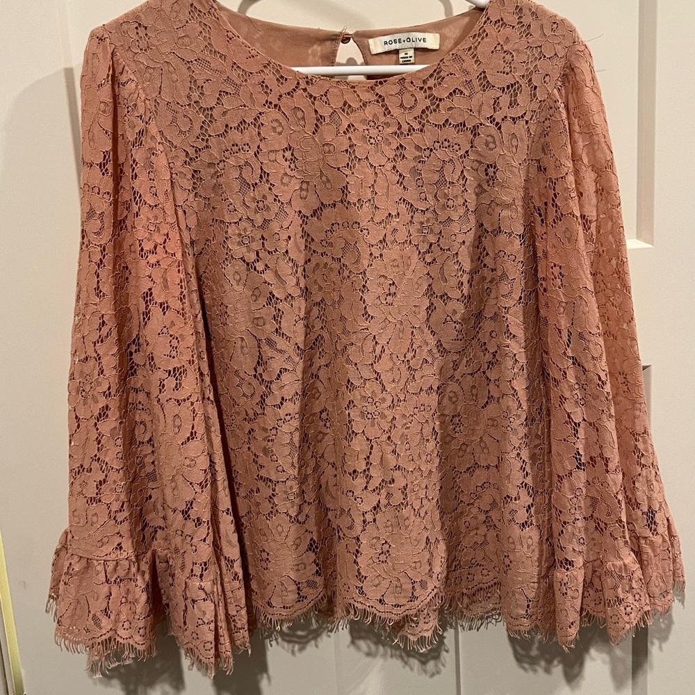 Pink floral top